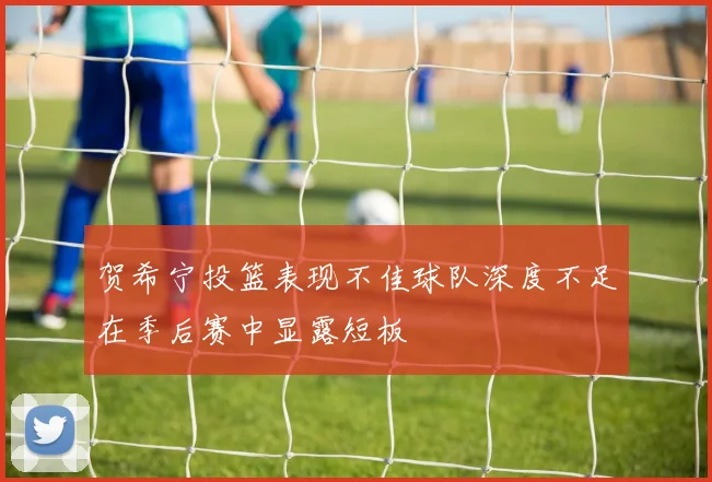 贺希宁投篮表现不佳球队深度不足在季后赛中显露短板